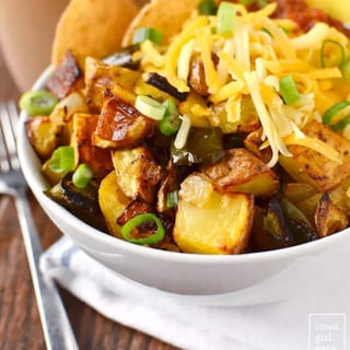 Spicy Fried Chicken, Egg and Potatoes